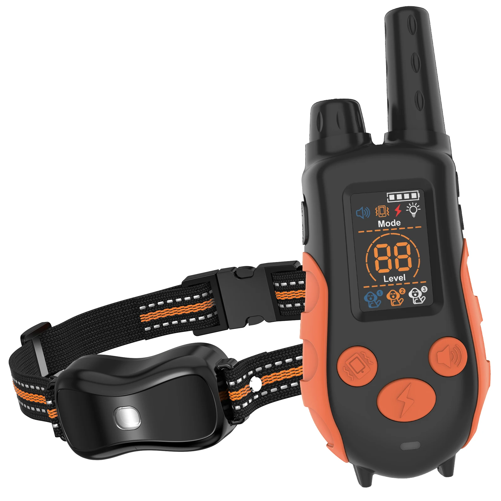 Rechargeable Dog Training Collar with Remote Control — IPX7 Waterproof Electronic Pet Collar Featuring Three Safety Modes
Rechargeable Dog Training Collar with Remote Control — IPX7 Waterproof Electronic Pet Collar Featuring Three Safety Modes