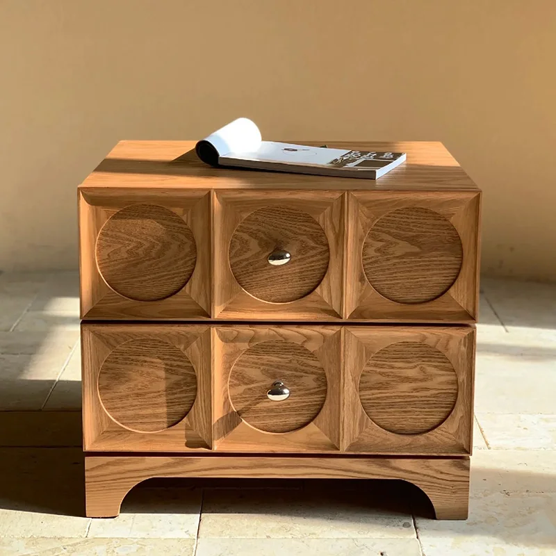 Top Quality Modern Light Luxury Bedroom Retro Solid Wood Storage Bedside Table
Top Quality Modern Light Luxury Bedroom Retro Solid Wood Storage Bedside Table