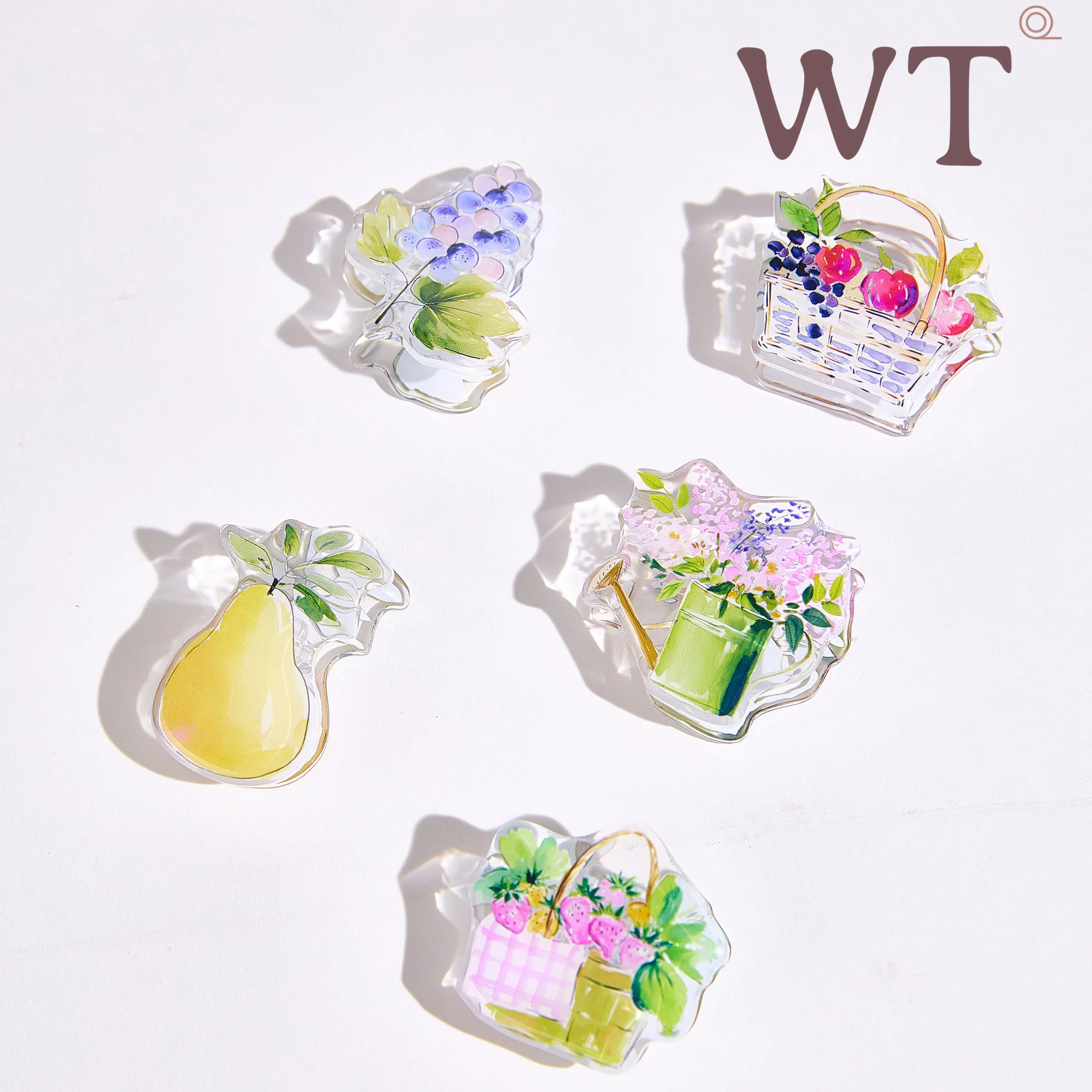 WT Studio Vintage Lovely Strawberry Basket Journaling Clip Acrylic Bookmark Decorative Document Memo Envelope Clip
WT Studio Vintage Lovely Strawberry Basket Journaling Clip Acrylic Bookmark Decorative Document Memo Envelope Clip