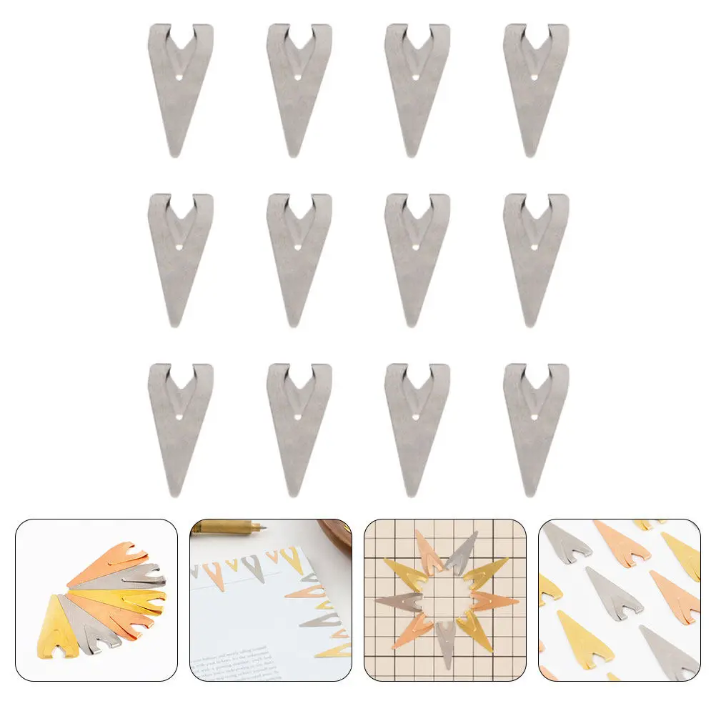 12Pcs Bookmarks Clips Metal Multipurpose Exquisite Crafts Colorful Retro Label Clips for Students Stationery Reading Planner
12Pcs Bookmarks Clips Metal Multipurpose Exquisite Crafts Colorful Retro Label Clips for Students Stationery Reading Planner