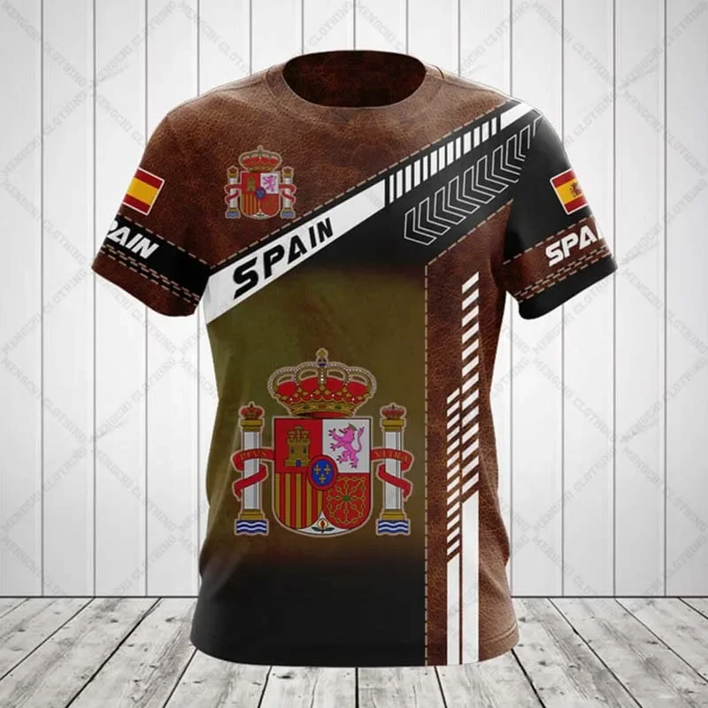 Customized Spain Emblem Graphic Tees Summer Casual Pullover Men's Fashion Loose T-shirts Boy Oversized Short Sleeves Tops EU 6XL
Customized Spain Emblem Graphic Tees Summer Casual Pullover Men's Fashion Loose T-shirts Boy Oversized Short Sleeves Tops EU 6XL