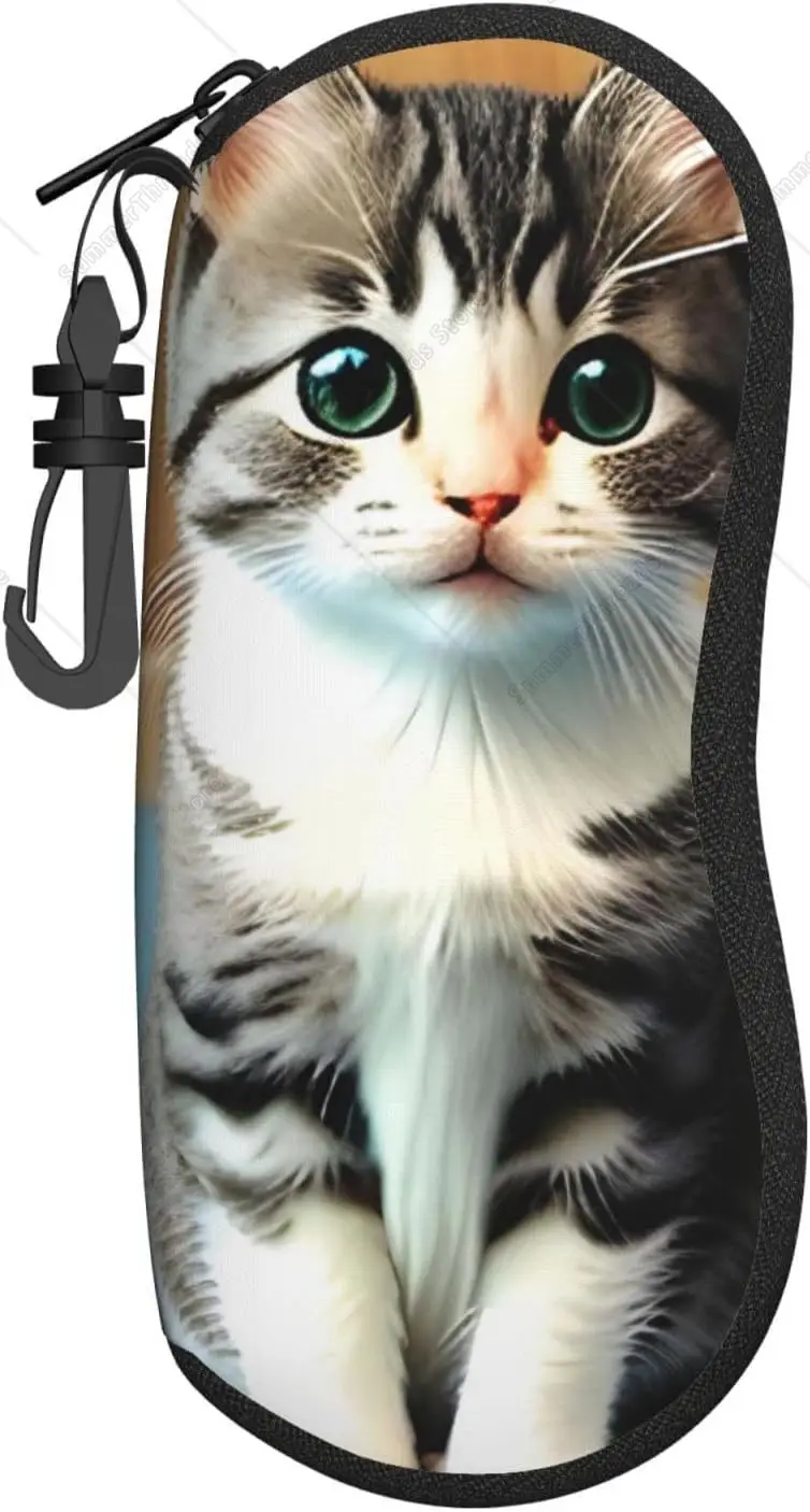 Bedroom Kitten Men'S And Women'S Glasses Case, Lightweight And Convenient Soft Shell Glasses Case
Bedroom Kitten Men'S And Women'S Glasses Case, Lightweight And Convenient Soft Shell Glasses Case