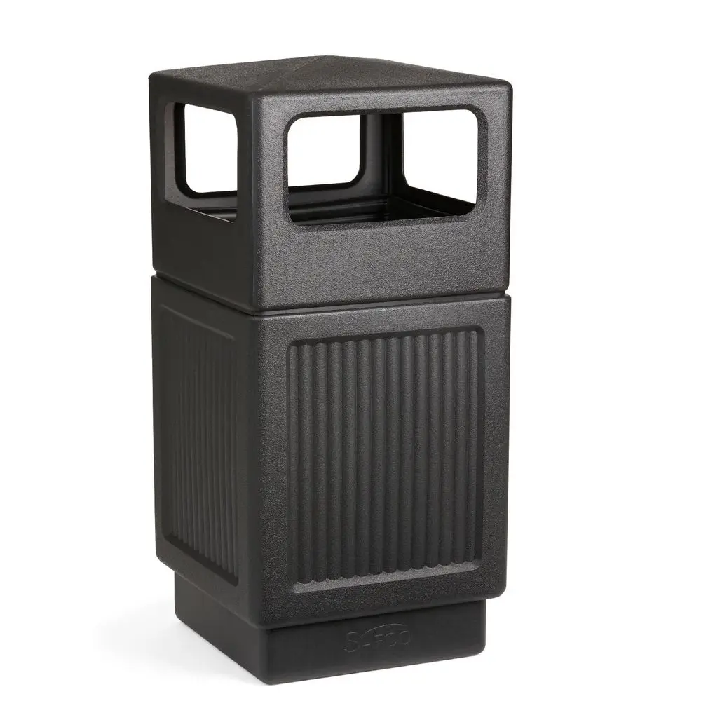 Trash Can, 38 Gallons, Indoor and Outdoor Use, Durable amp WeatherResistant Commercial Garbage Can, Black
Trash Can, 38 Gallons, Indoor and Outdoor Use, Durable amp WeatherResistant Commercial Garbage Can, Black