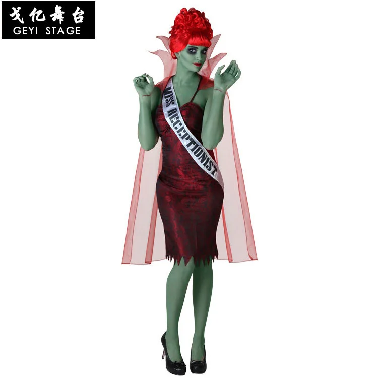 Women Halloween Party Devil Ghost Costumes Scary Monster Demon Devil Hell Front Desk Ladies Dress Adult Stage Easter Cosplay
Women Halloween Party Devil Ghost Costumes Scary Monster Demon Devil Hell Front Desk Ladies Dress Adult Stage Easter Cosplay