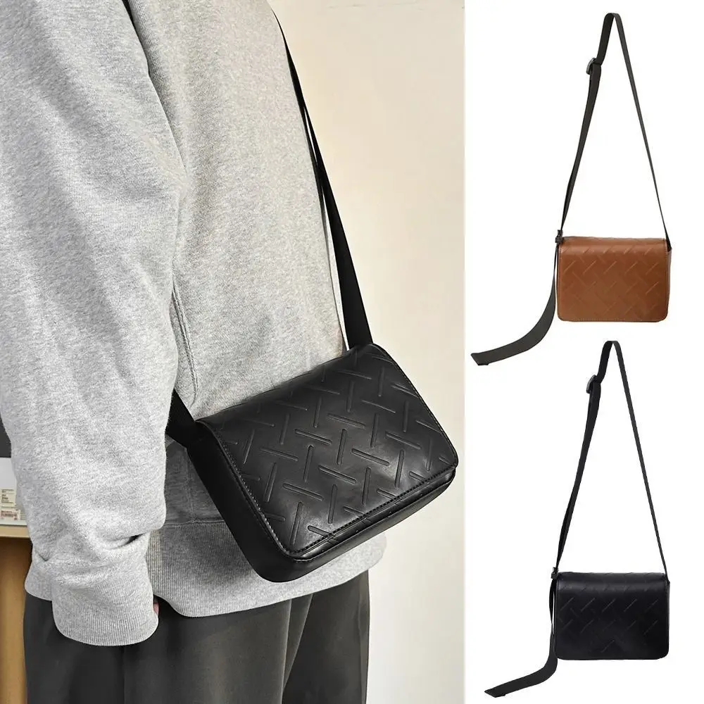 Portable Solid Color Men's Shoulder Bag Designer Harajuku Men's Crossbody Bag Square Leather Messenger Bag Male
Portable Solid Color Men's Shoulder Bag Designer Harajuku Men's Crossbody Bag Square Leather Messenger Bag Male