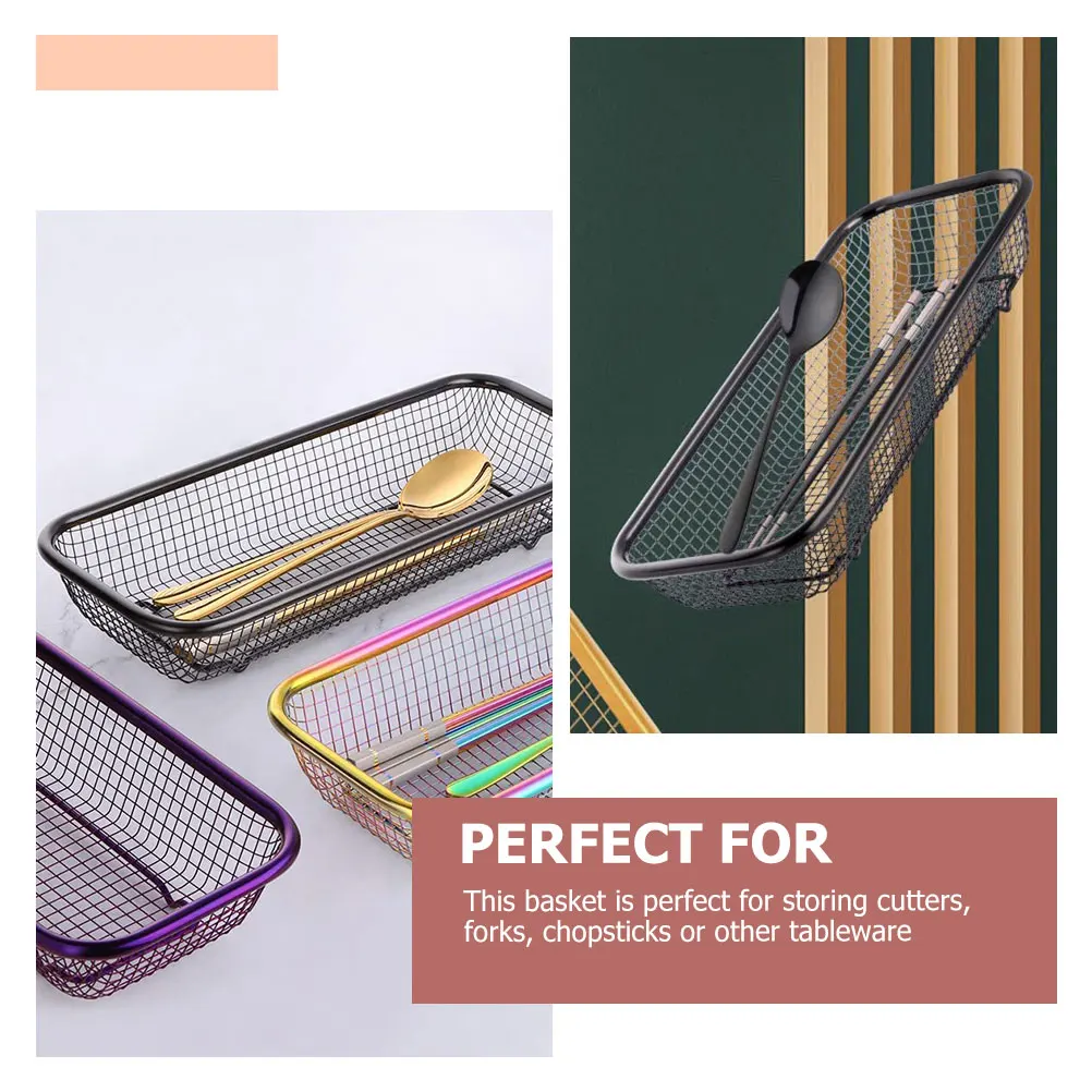 2pcs Stainless Steel Kitchen Cutlery Organizer Multi-Function Utensil Basket Anti-Skid Storage Basket For Forks Chopsticks 
2pcs Stainless Steel Kitchen Cutlery Organizer Multi-Function Utensil Basket Anti-Skid Storage Basket For Forks Chopsticks