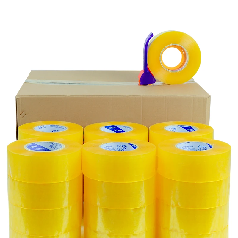 42mm width clear yellow Tape Packing Tape,Clear Packaging Tape ,Shipping Tape for Moving Boxes, Shipping, Office Moving Boxes
42mm width clear yellow Tape Packing Tape,Clear Packaging Tape ,Shipping Tape for Moving Boxes, Shipping, Office Moving Boxes