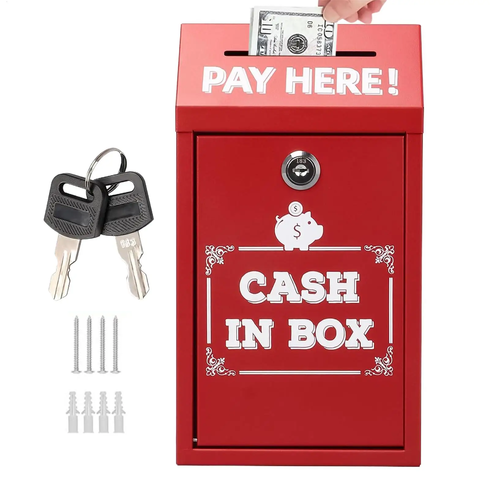 Donation Boxes For Fundraising Suggestion Collection Drop Box With Lock Metal Safe Storage Organizers With Key Slot Charity
Donation Boxes For Fundraising Suggestion Collection Drop Box With Lock Metal Safe Storage Organizers With Key Slot Charity