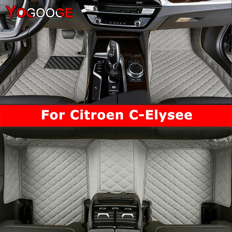 YOGOOGE пользовательские автомобильные коврики для Citroen C-Elysee CElysee авто ковры аксессуары для ног Coche
YOGOOGE пользовательские автомобильные коврики для Citroen C-Elysee CElysee авто ковры аксессуары для ног Coche