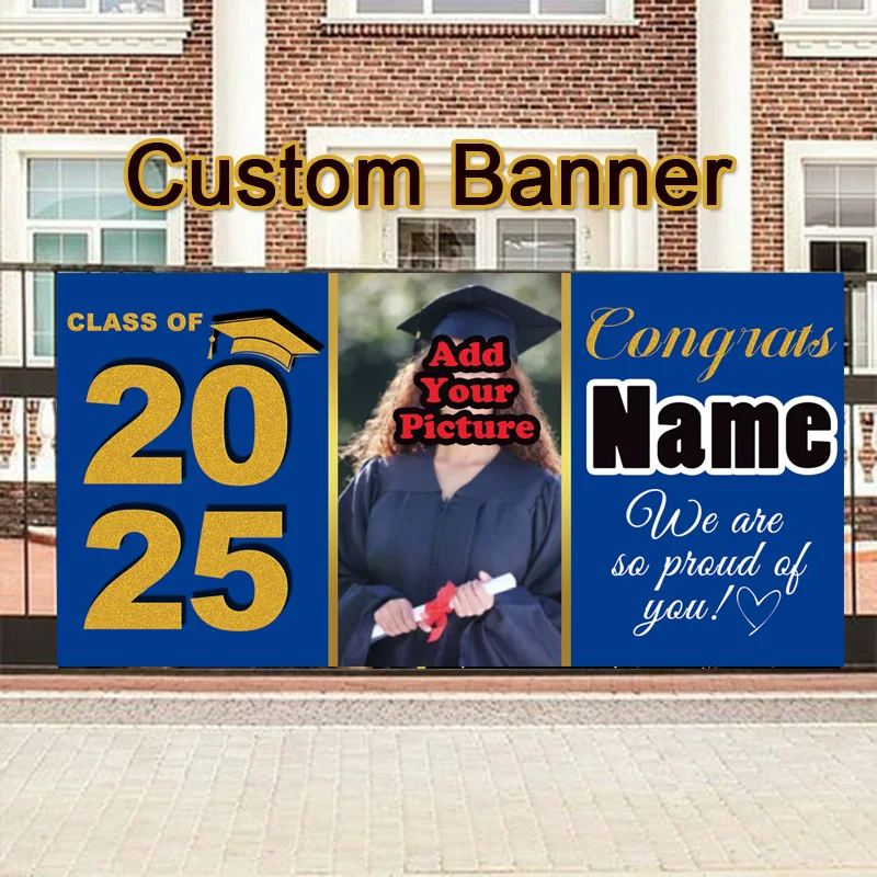 custom banner personalized party Banner Wall Decoration Congratulations Background Decoration graduation decorations 2025
custom banner personalized party Banner Wall Decoration Congratulations Background Decoration graduation decorations 2025