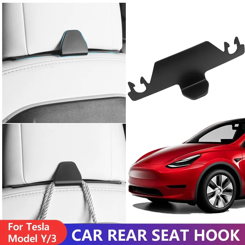 Car Seat Headrest Hook for Tesla Model Y 2017-2024 Model 3 2021-2023 Rear Seat Headrest Bag Storage Rack Car Interior Accessory
Car Seat Headrest Hook for Tesla Model Y 2017-2024 Model 3 2021-2023 Rear Seat Headrest Bag Storage Rack Car Interior Accessory