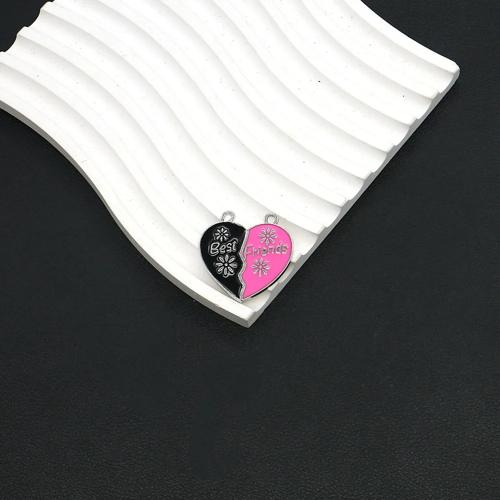 4PCS Summer Daisy Magnetic Buckle Heart-shaped Pendant for My Best Friend's Friendship Jewelry Accessories DIY Necklace Earrings
4PCS Summer Daisy Magnetic Buckle Heart-shaped Pendant for My Best Friend's Friendship Jewelry Accessories DIY Necklace Earrings