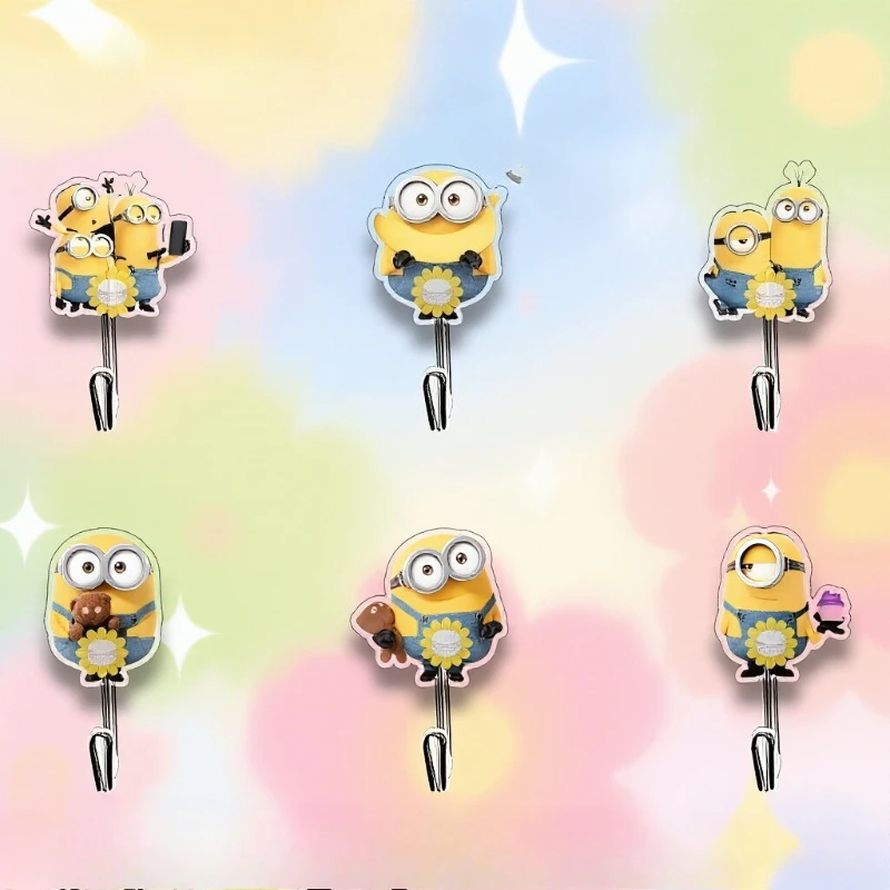 Minions cartoon cute acrylic hook kawaii creative home use no-drill strong adhesive sticky hook anime merchandise wholesale
Minions cartoon cute acrylic hook kawaii creative home use no-drill strong adhesive sticky hook anime merchandise wholesale