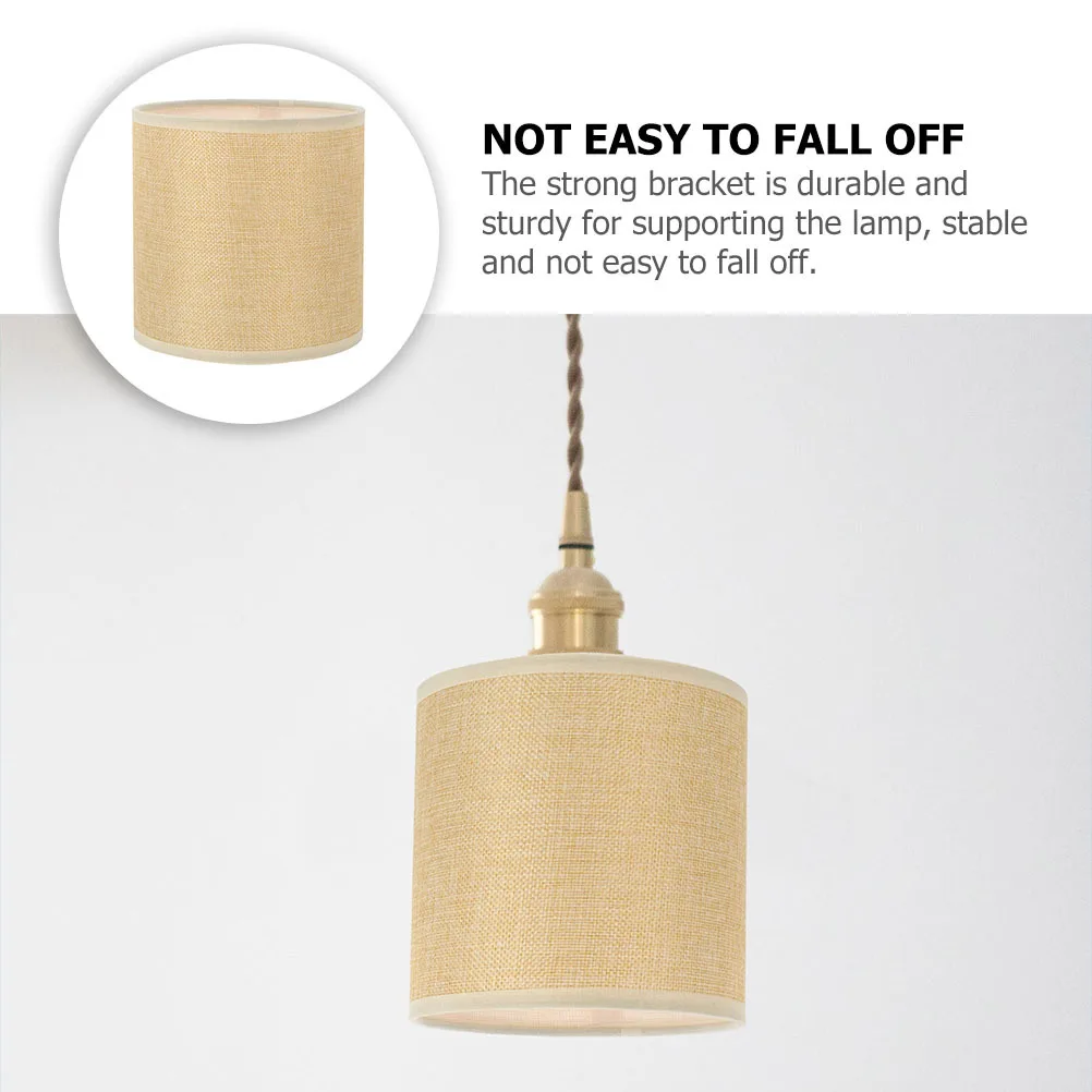 Linen Fabric Lampshade Elegant Simple Multipurpose Durable Light Cover for Desk Table Desk Lamp Lampshade 
Linen Fabric Lampshade Elegant Simple Multipurpose Durable Light Cover for Desk Table Desk Lamp Lampshade