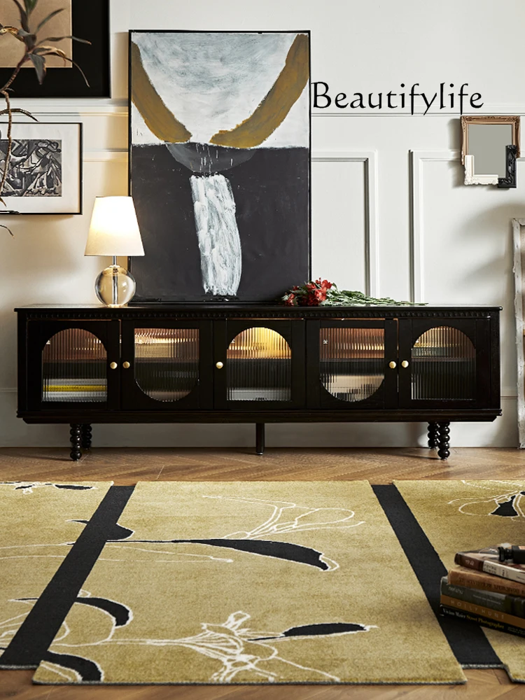French Retro Solid Wood TV Cabinet Coffee Table Combination Living Room Small Apartment Floor TV Stand
French Retro Solid Wood TV Cabinet Coffee Table Combination Living Room Small Apartment Floor TV Stand