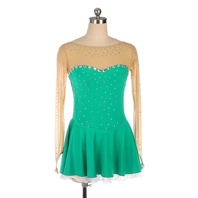 Customized Children's Adult Figure Skating Dress Girls' Performance Dress Competition Grading Skirt Nylon Long Sleeve Peacock
Customized Children's Adult Figure Skating Dress Girls' Performance Dress Competition Grading Skirt Nylon Long Sleeve Peacock