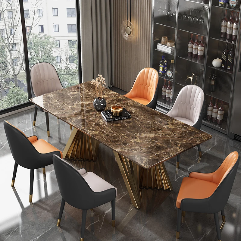 Marble Dining Table Design Table and Chairs Set Kitchen Dining Tables Bedside Bedroom Chair Furniture Room Dining Room Furniture
Marble Dining Table Design Table and Chairs Set Kitchen Dining Tables Bedside Bedroom Chair Furniture Room Dining Room Furniture