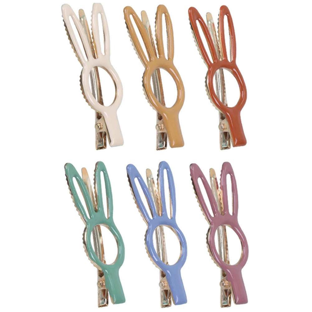 6 Pcs Duckbill Clips Rabbit Shaped Metal Hairpins Durable Girls Accessories Bright Colors Fits Outfits Hairstyles Party
6 Pcs Duckbill Clips Rabbit Shaped Metal Hairpins Durable Girls Accessories Bright Colors Fits Outfits Hairstyles Party