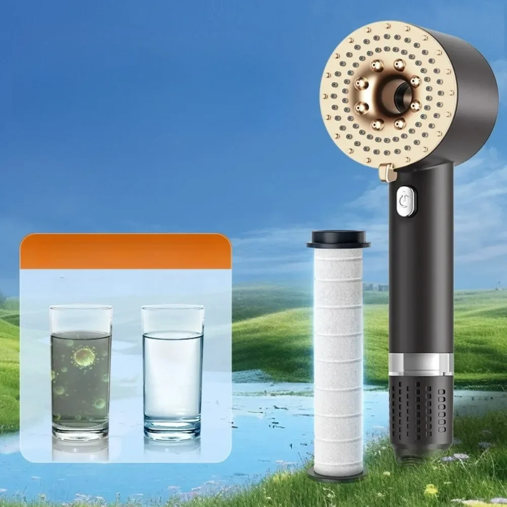 Super pressurized shower head Shower head Bath filter faucet Twin turbo pressurized large water outlet
Super pressurized shower head Shower head Bath filter faucet Twin turbo pressurized large water outlet