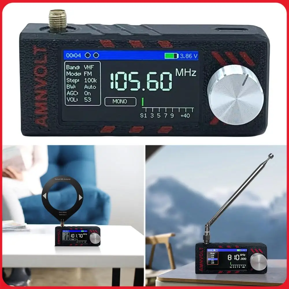 SI4732 0.5-108mhz LSB USB AM FM FM/AM Radio 1.9inch IPS Screen HF SW MW VHF Radio with Antenna Portable Radio
SI4732 0.5-108mhz LSB USB AM FM FM/AM Radio 1.9inch IPS Screen HF SW MW VHF Radio with Antenna Portable Radio