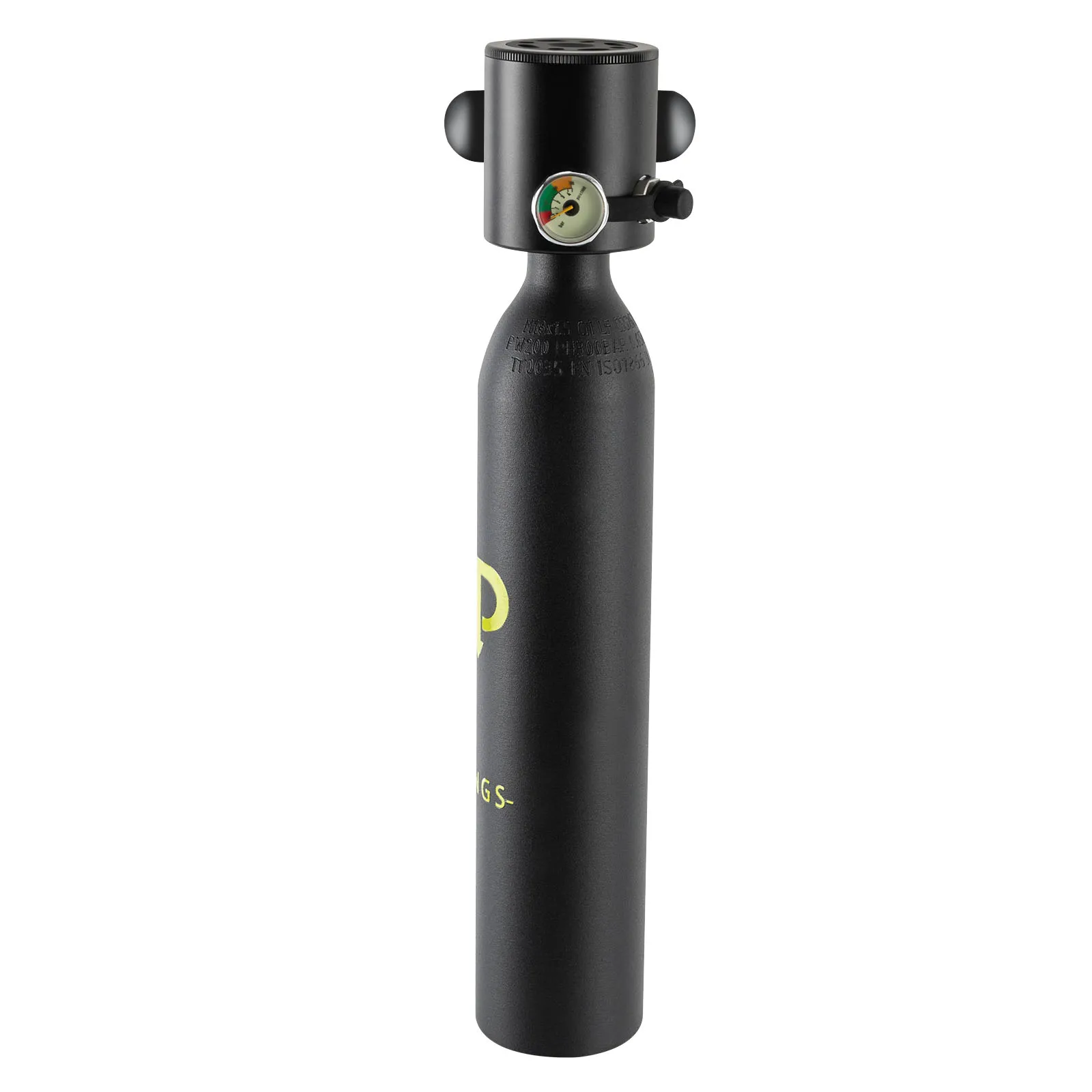 0.5L Diving Oxygen Cylinder Mini Scuba Tank 20MPa Diving Rebreather for 5-10min Underwater Breathing w/ 3 Inflation Methods
0.5L Diving Oxygen Cylinder Mini Scuba Tank 20MPa Diving Rebreather for 5-10min Underwater Breathing w/ 3 Inflation Methods