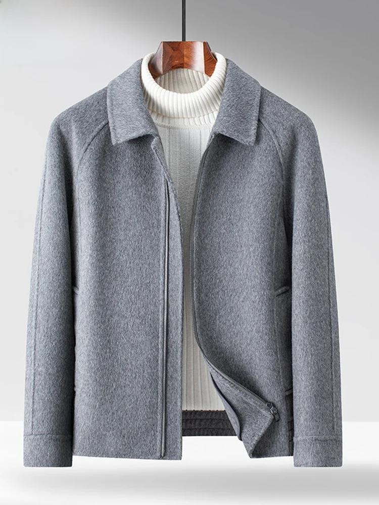 TUCANO 2025 Autumn New Men's Versatile Long Sve Woolen Coat Thi Warm Tweed Jaet Stand Fit Casual Sle Pure Color
TUCANO 2025 Autumn New Men's Versatile Long Sve Woolen Coat Thi Warm Tweed Jaet Stand Fit Casual Sle Pure Color