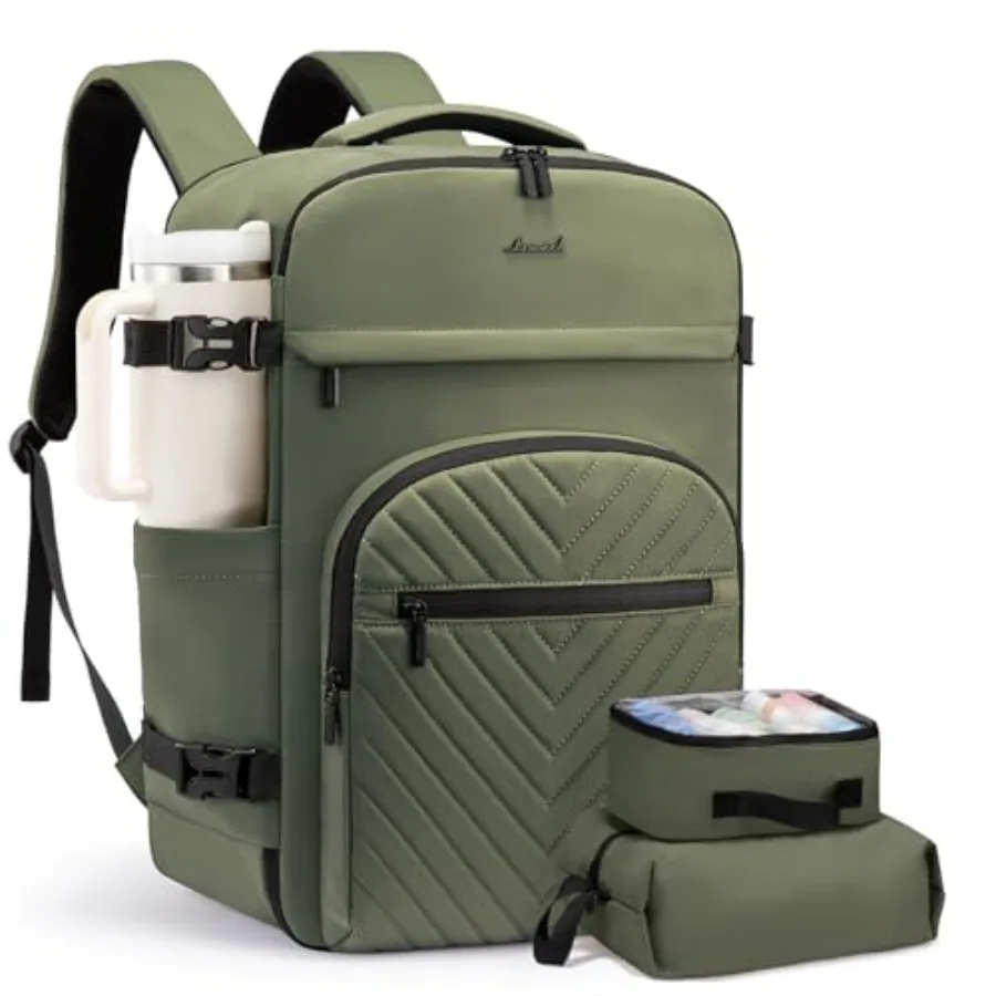 40L Travel Backpack for Women Men, TSA Personal Item Travel Bag Fits 17.3inch Laptop, Waterproof Airline Approved Carry On Lugg
40L Travel Backpack for Women Men, TSA Personal Item Travel Bag Fits 17.3inch Laptop, Waterproof Airline Approved Carry On Lugg