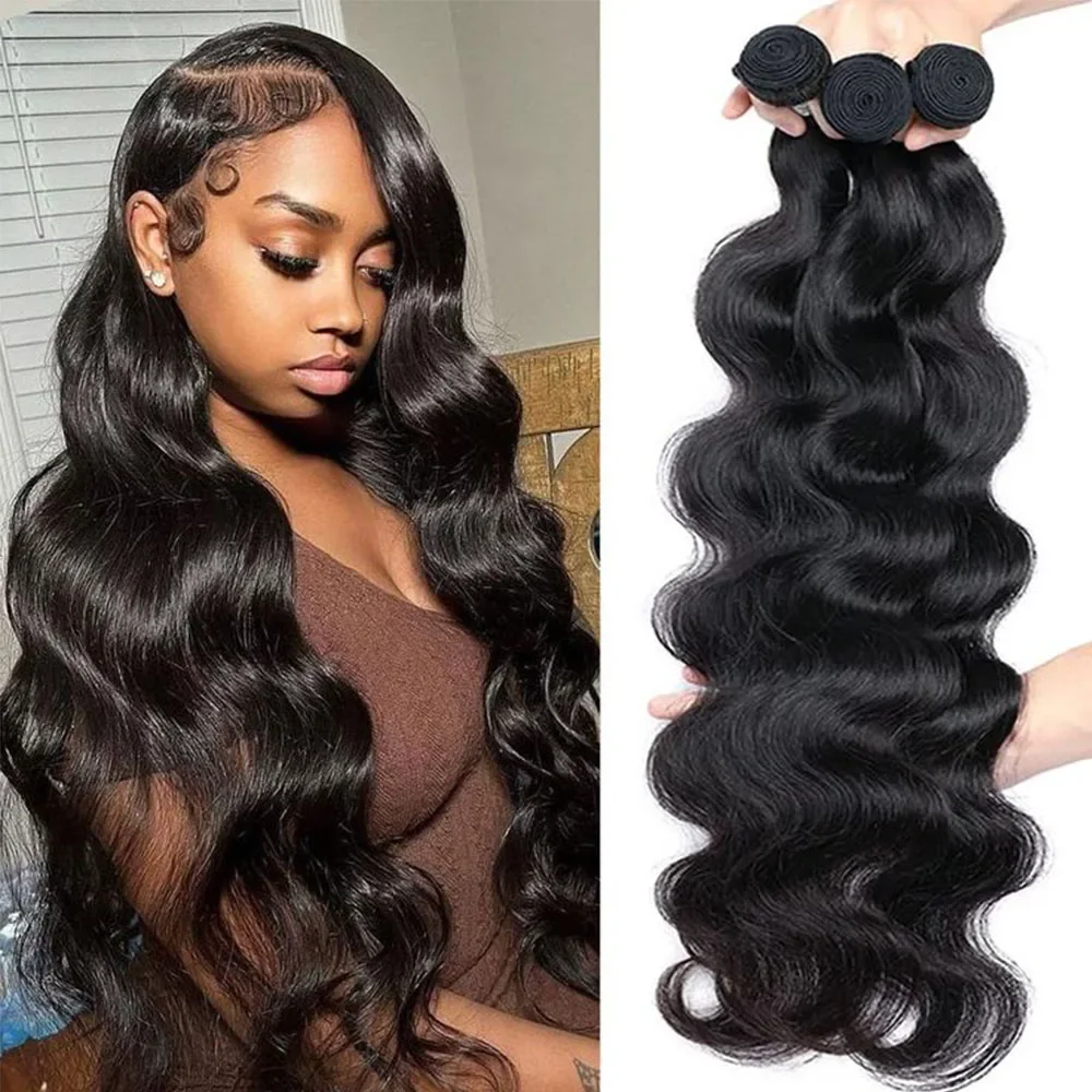 Natural Color Bundles 38 40 Inch Human Hair Body Wave Brazilian Hair Bundles Long Remy Braiding Hair Extensions 1/3/4 Pieces
Natural Color Bundles 38 40 Inch Human Hair Body Wave Brazilian Hair Bundles Long Remy Braiding Hair Extensions 1/3/4 Pieces