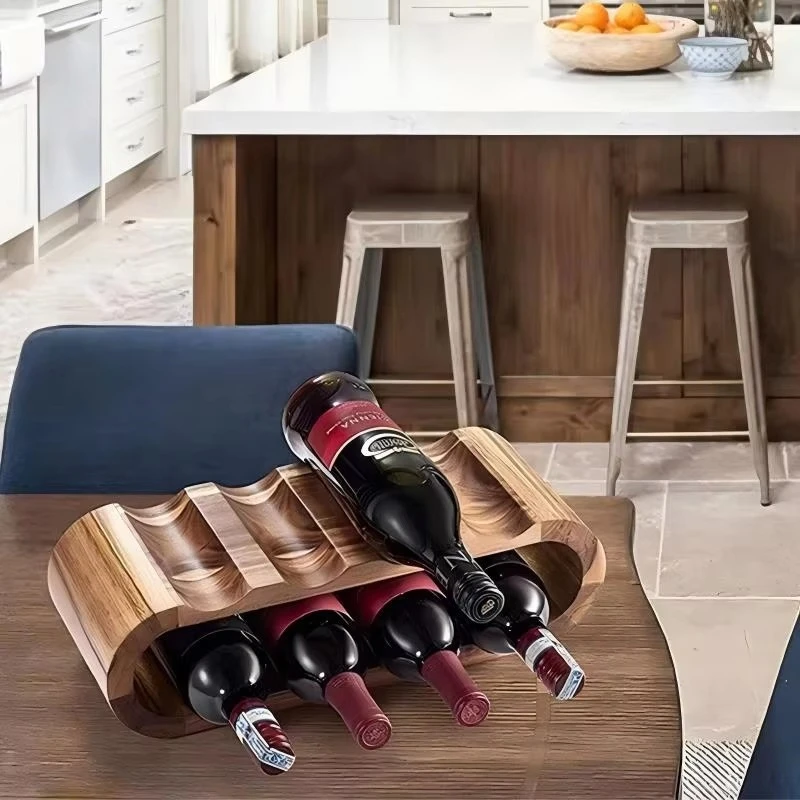 Cassia wood wine rack, 2-layer tabletop wine storage rack, oval wooden wine display rack, suitable for home decoration
Cassia wood wine rack, 2-layer tabletop wine storage rack, oval wooden wine display rack, suitable for home decoration