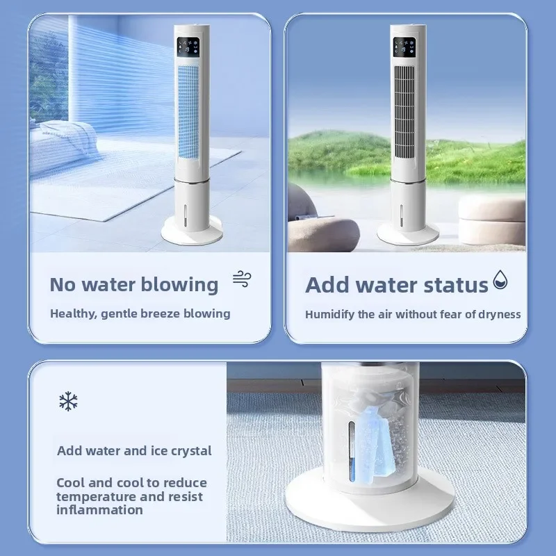 Superior Water-cooled Air Conditioner Fan Household Single-cooled Tower Fan Vertical Humidified Chiller Dormitory Bladeless Fan
Superior Water-cooled Air Conditioner Fan Household Single-cooled Tower Fan Vertical Humidified Chiller Dormitory Bladeless Fan