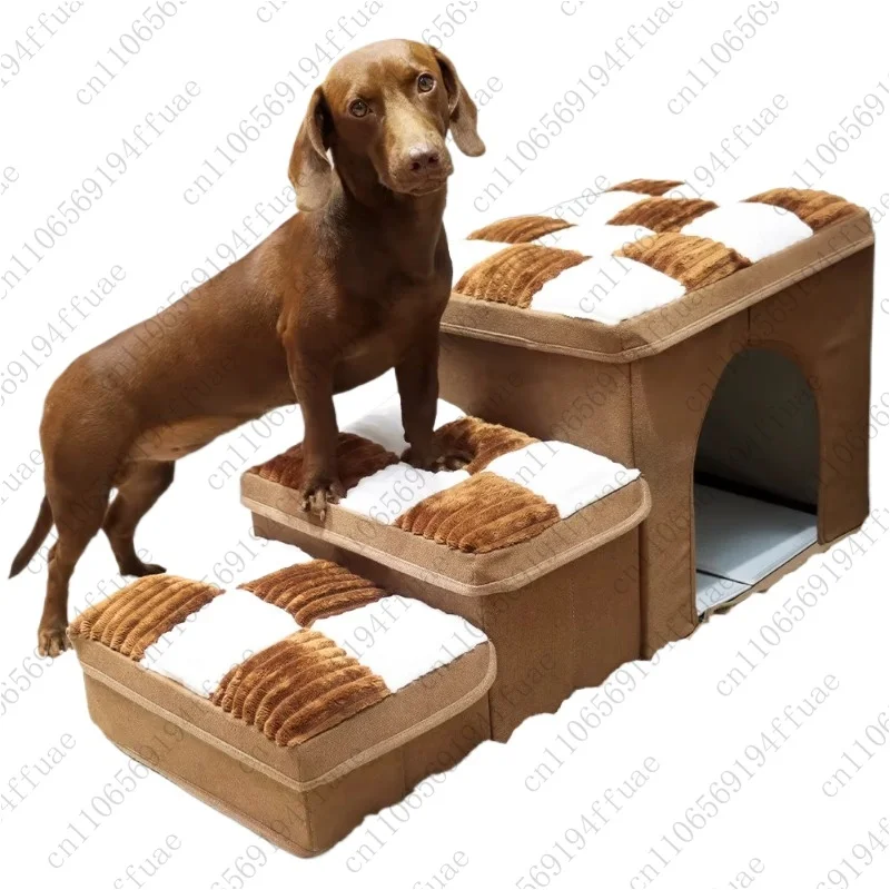 3-ступенчатая лестница для собак, роскошная шахматная доска с подставкой для хранения, складная кровать для собак, удобная и безопасная
3-ступенчатая лестница для собак, роскошная шахматная доска с подставкой для хранения, складная кровать для собак, удобная и безопасная