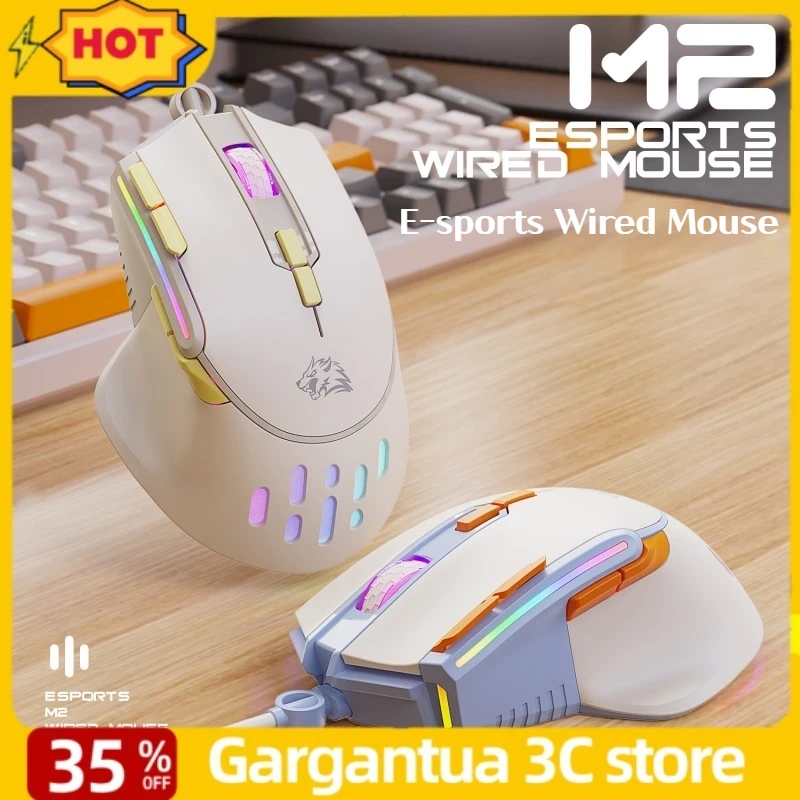 ZIYOU LANG M2 Gaming Mouse Many Buttons RGB 12800DPI Lightweight Macro Programming Esports Gamer Mouse For Laptop Tablet PC
ZIYOU LANG M2 Gaming Mouse Many Buttons RGB 12800DPI Lightweight Macro Programming Esports Gamer Mouse For Laptop Tablet PC
