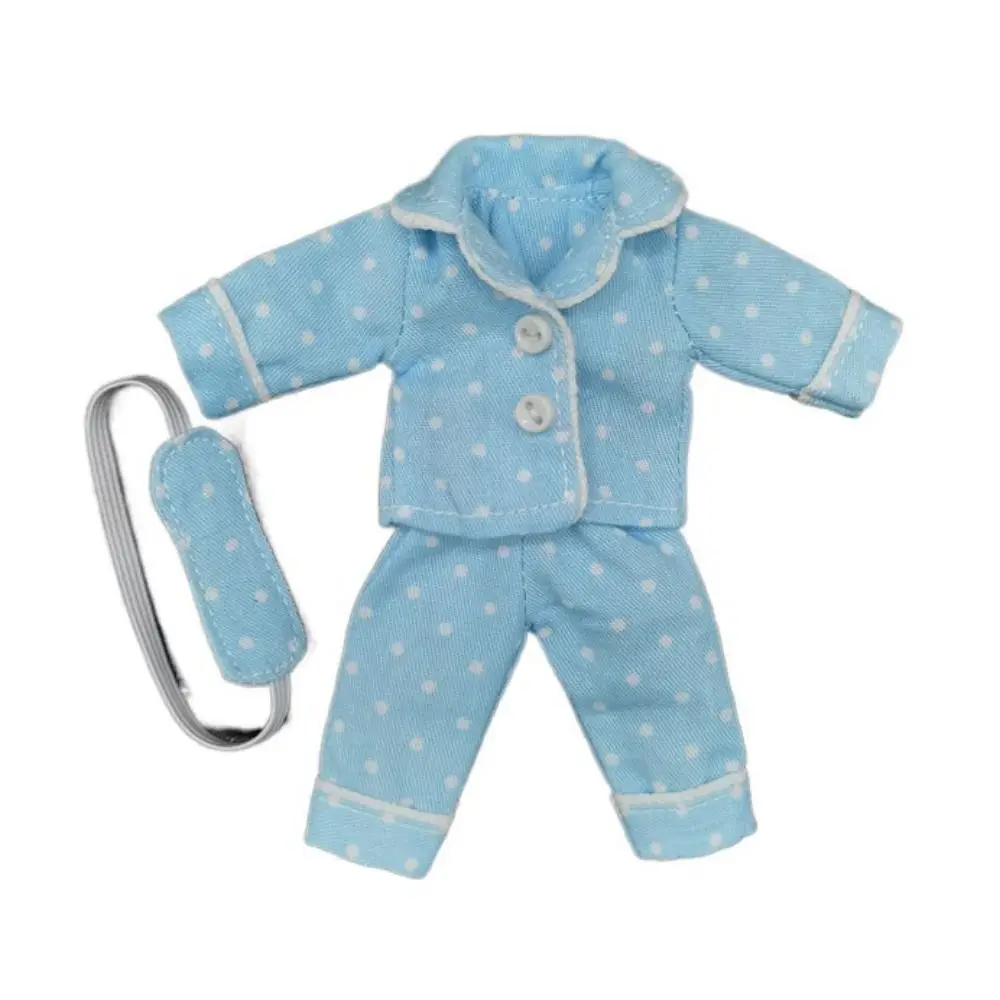 Playing House Shirt Pants Pajamas Dress Up Eye Mask Ob11 Sleep Clothes Changing Cute Obitsu 11 Clothes 1/12 BJD
Playing House Shirt Pants Pajamas Dress Up Eye Mask Ob11 Sleep Clothes Changing Cute Obitsu 11 Clothes 1/12 BJD