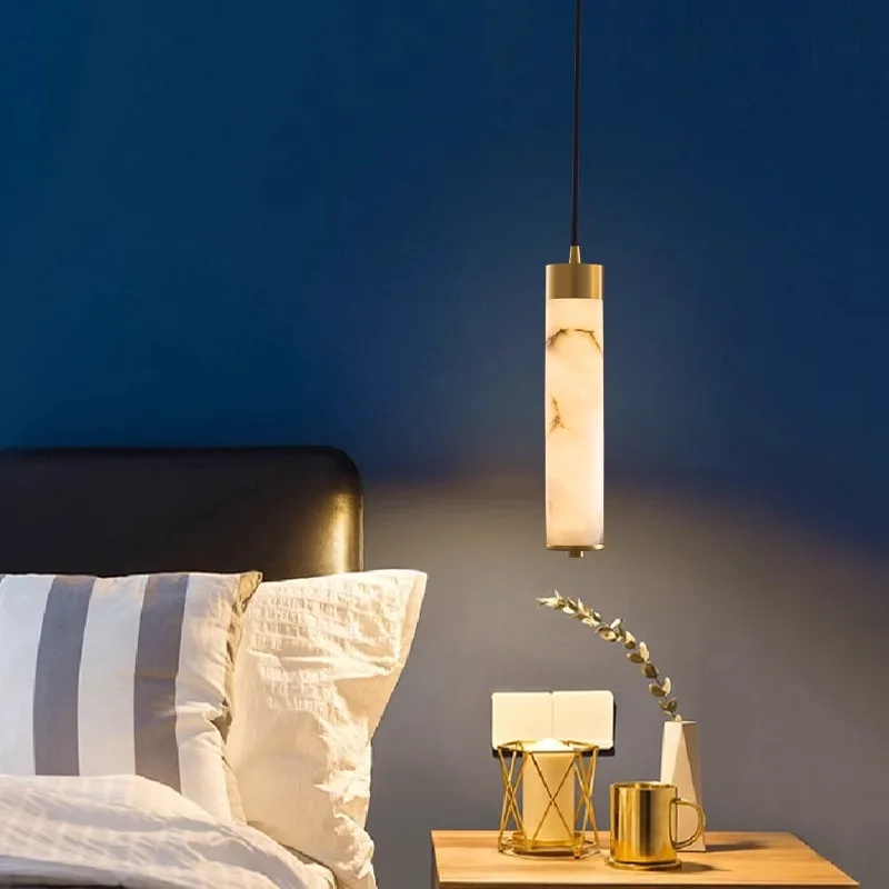 Natural Marble Lampshade LED Pendant Light Modern Minimalist Hanging Lamps Villa Living Room Bedroom Bedside Ceiling Art Fixture
Natural Marble Lampshade LED Pendant Light Modern Minimalist Hanging Lamps Villa Living Room Bedroom Bedside Ceiling Art Fixture