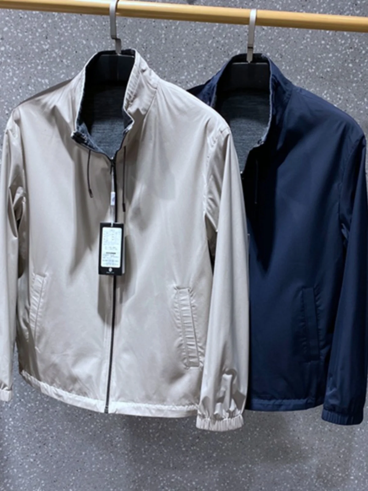 Spring Autumn Men's Wool Blend Stand Collar Double Sided Zipper Jaet Casual Busin Sle Breathable Long Sve Coat
Spring Autumn Men's Wool Blend Stand Collar Double Sided Zipper Jaet Casual Busin Sle Breathable Long Sve Coat