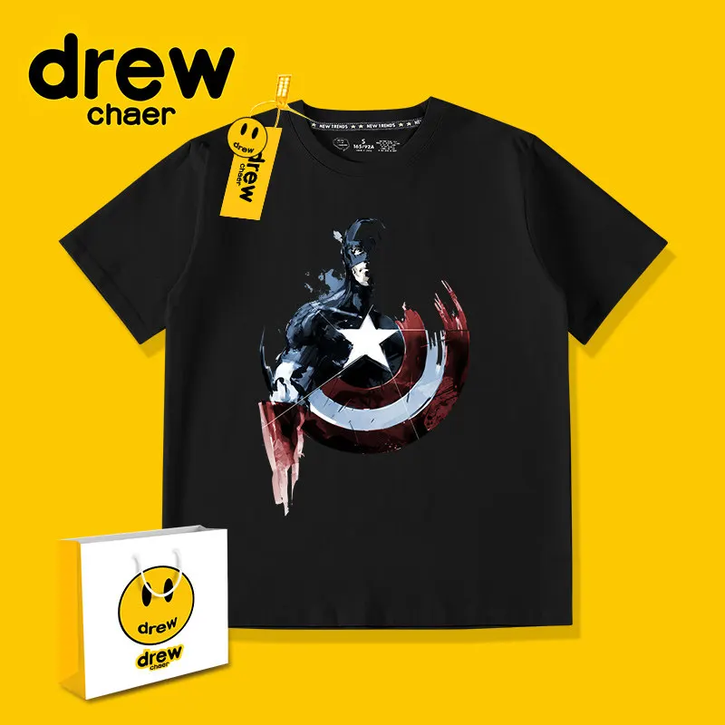 Avengers 2026 Captain America Pure Cotton Printed Children's T-shirt Summer Parent-child Outfit New Fashionable T-shirt
Avengers 2026 Captain America Pure Cotton Printed Children's T-shirt Summer Parent-child Outfit New Fashionable T-shirt