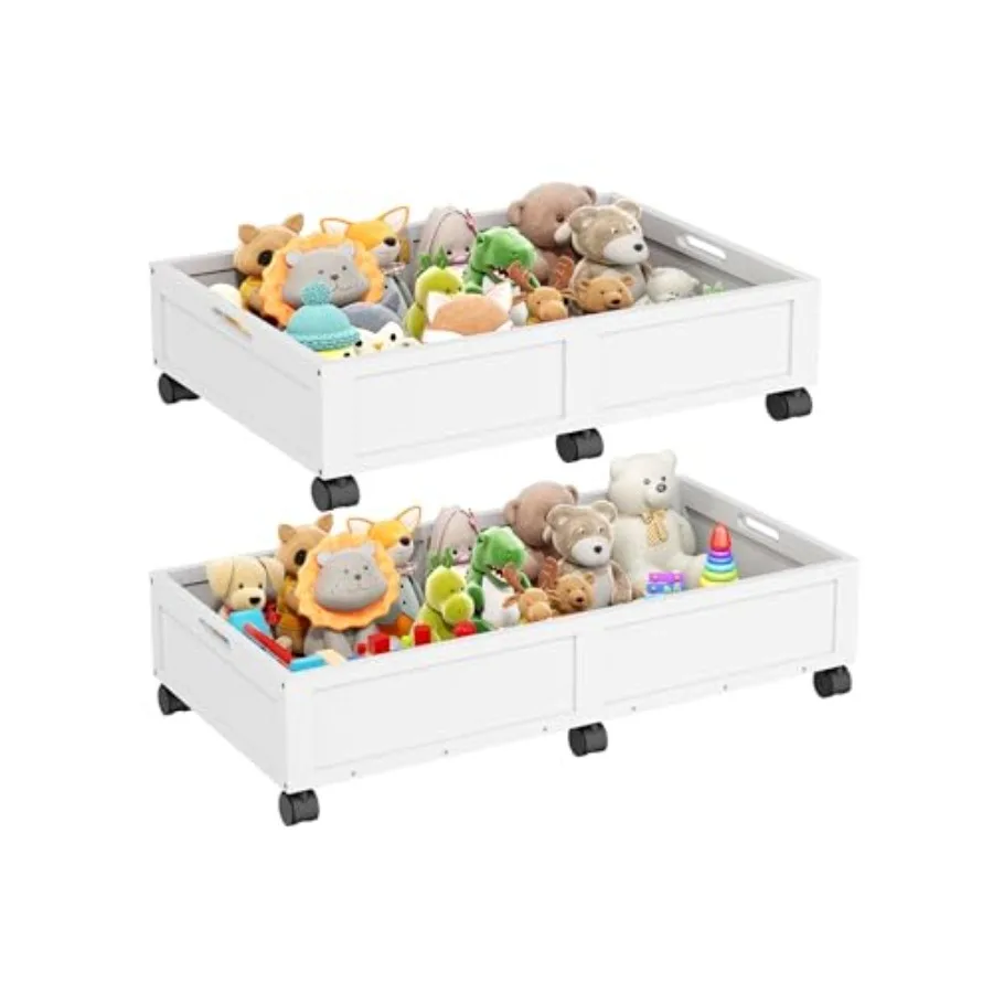 Wood Under Bed Storage Containers Underbed Organizer with Wheels Sturdy Wood Rolling Under Bed Shoe Storage Organizer 2 Packs L
Wood Under Bed Storage Containers Underbed Organizer with Wheels Sturdy Wood Rolling Under Bed Shoe Storage Organizer 2 Packs L