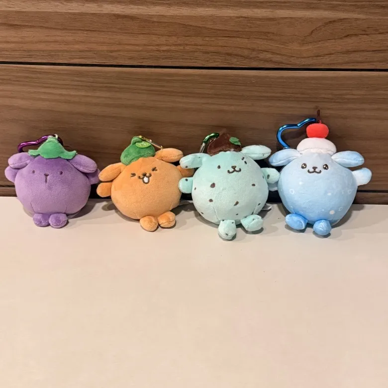 Cute Sanrio Pompompurin Happy Fruit Plush Keychain Mint Choco Orange Eggplant Soda Bag Charm Gift for Boys Girls Fans
Cute Sanrio Pompompurin Happy Fruit Plush Keychain Mint Choco Orange Eggplant Soda Bag Charm Gift for Boys Girls Fans