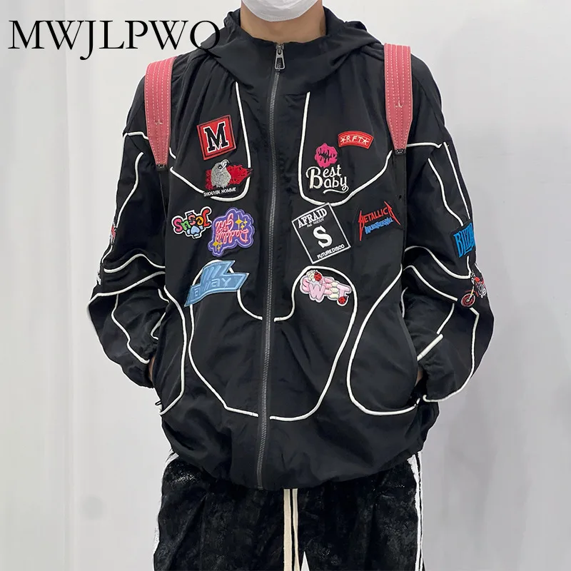 MWJLPWQ Printed Design Hooded Jacket Male High Street Zipper Fashion Long Sleeve Loose Casual Men's Tops 2025 Autumn New 010973
MWJLPWQ Printed Design Hooded Jacket Male High Street Zipper Fashion Long Sleeve Loose Casual Men's Tops 2025 Autumn New 010973