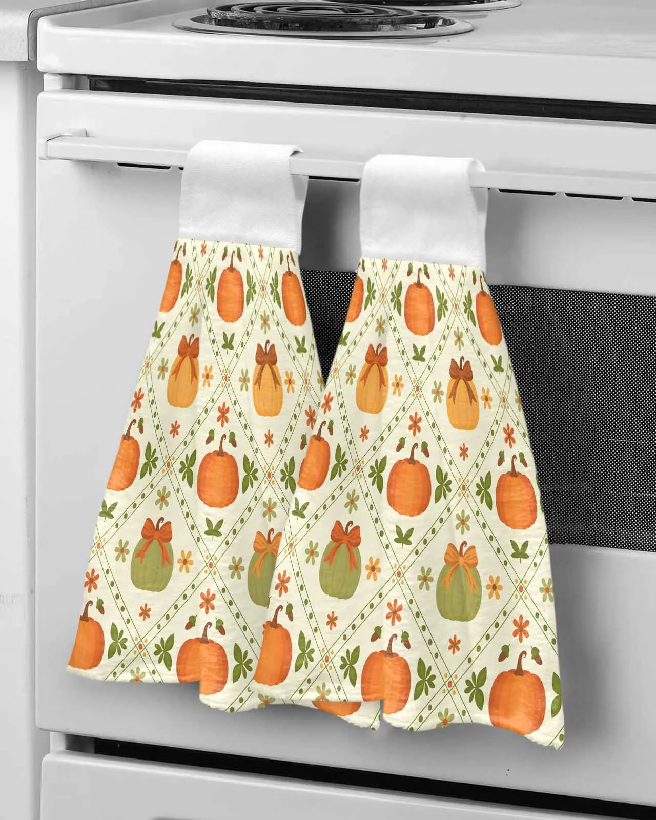 Quilted Autumn Pumpkin Bow Motif Wipe Hand Towel Absorbent Hanging Towels Home Kitchen Wipe Dishcloths
Quilted Autumn Pumpkin Bow Motif Wipe Hand Towel Absorbent Hanging Towels Home Kitchen Wipe Dishcloths
