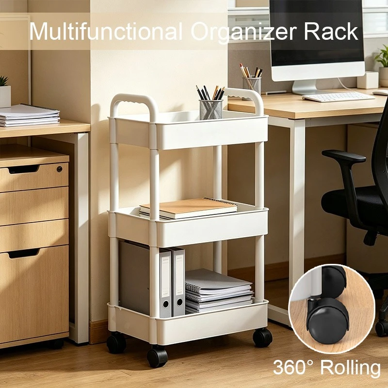 Portable Rolling Trolley Mobile Bookshelf Cart Multi-Purpose Storage Organizer For Household School Bathroom Kitchen Accessories
Portable Rolling Trolley Mobile Bookshelf Cart Multi-Purpose Storage Organizer For Household School Bathroom Kitchen Accessories