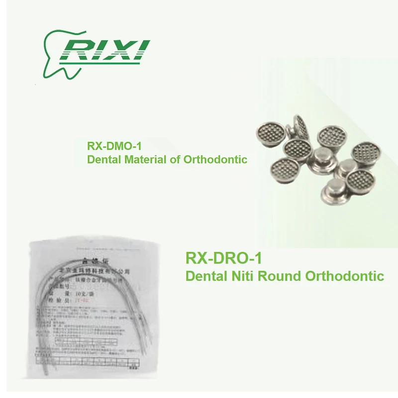 RIXI 10 Bag Dental Niti Round Orthodontic Consumables Stainless Steel Dental Orthodontic Lingual Button Dentistry Materials
RIXI 10 Bag Dental Niti Round Orthodontic Consumables Stainless Steel Dental Orthodontic Lingual Button Dentistry Materials