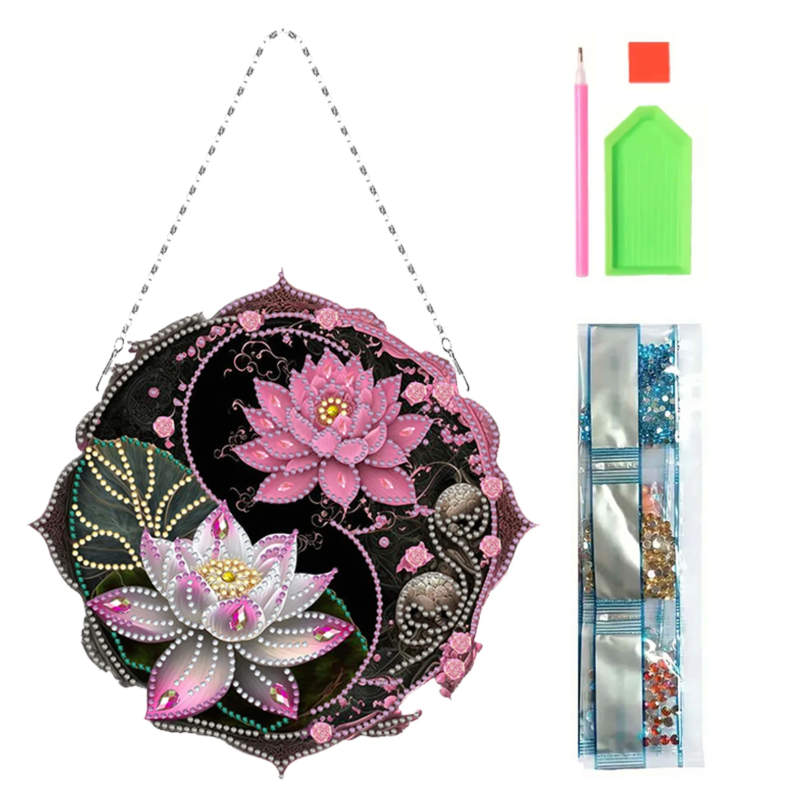 Набор для 2D алмазной мозаики: подвески-украшения для окон, алмазные подвески для декора дома, DIY-украшения для интерьера
Набор для 2D алмазной мозаики: подвески-украшения для окон, алмазные подвески для декора дома, DIY-украшения для интерьера