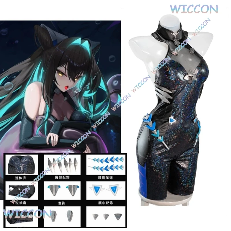 Mermaid Combat Costume Wig NIKKE The Goddess of Victory Mermaid Cosplay Costume Women Halloween Women Party Dress Outfit
Mermaid Combat Costume Wig NIKKE The Goddess of Victory Mermaid Cosplay Costume Women Halloween Women Party Dress Outfit