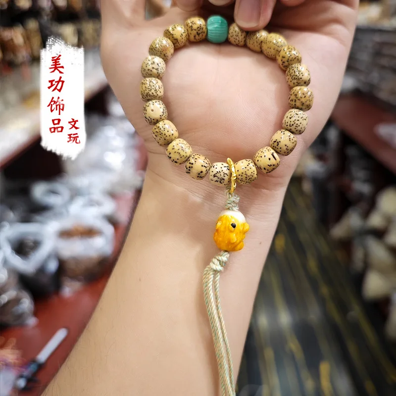 Natural Xingyue Bodhi Bracelet Chinese Style Crafts Ornament Beads Bracelet Pliable Temperament Beads Root Payment Men and Women
Natural Xingyue Bodhi Bracelet Chinese Style Crafts Ornament Beads Bracelet Pliable Temperament Beads Root Payment Men and Women