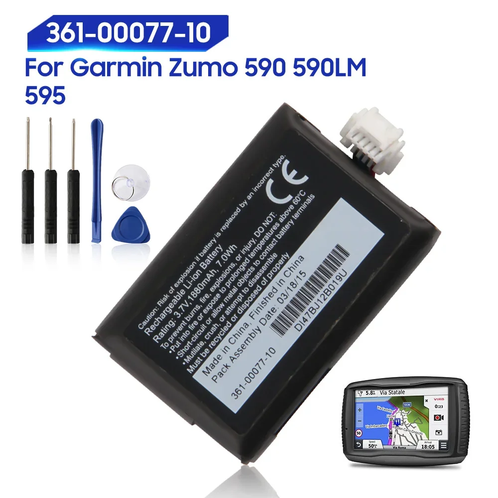 Сменный аккумулятор для Garmin Zumo 595 590 590LM 616-00077-00 616-00077-10 010-12110-003 361-00077-10 361-00077-00 1880 мАч
Сменный аккумулятор для Garmin Zumo 595 590 590LM 616-00077-00 616-00077-10 010-12110-003 361-00077-10 361-00077-00 1880 мАч