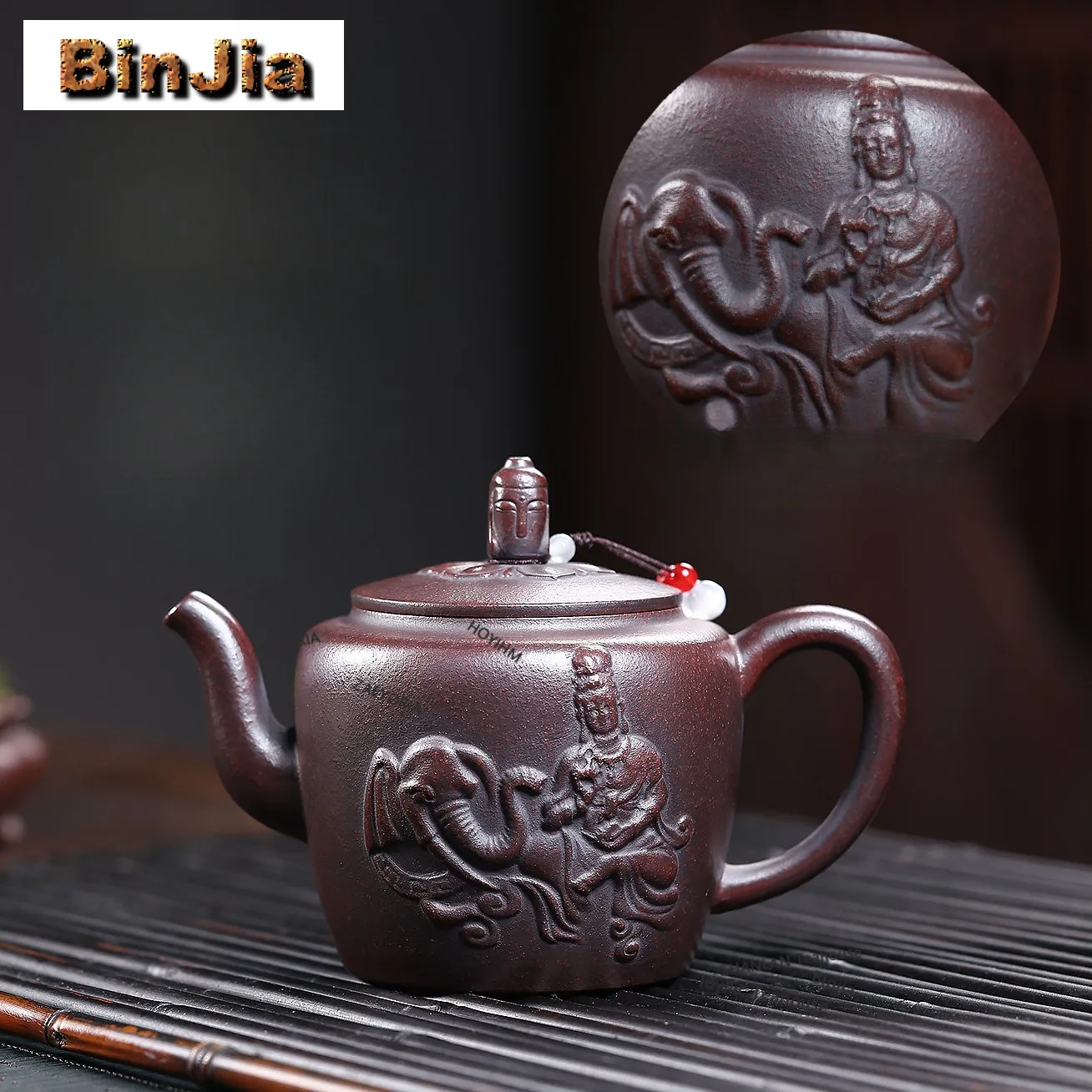 360ml High-end Yixing Purple Clay Teapots Handmade Palace Lantern Pot Raw Ore Antique Bronze Mud Kettle Zisha Tea Set For Teaset
360ml High-end Yixing Purple Clay Teapots Handmade Palace Lantern Pot Raw Ore Antique Bronze Mud Kettle Zisha Tea Set For Teaset