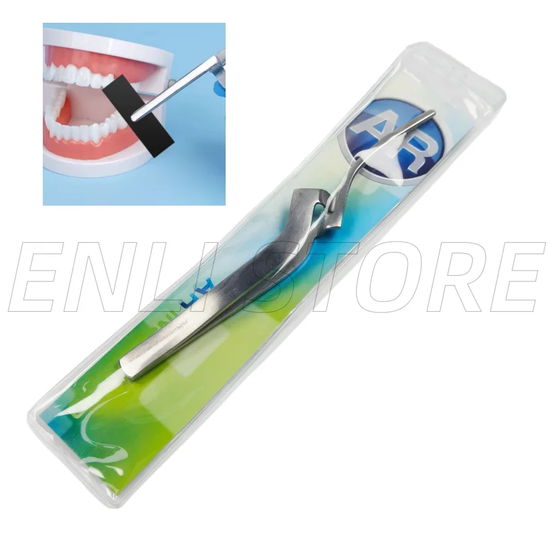 AR Dental Occlusal Paper Tweezers Straight Curved Bite Articulating Paper Holder Serrated Plier Forcep Tool Stainless Steel
AR Dental Occlusal Paper Tweezers Straight Curved Bite Articulating Paper Holder Serrated Plier Forcep Tool Stainless Steel