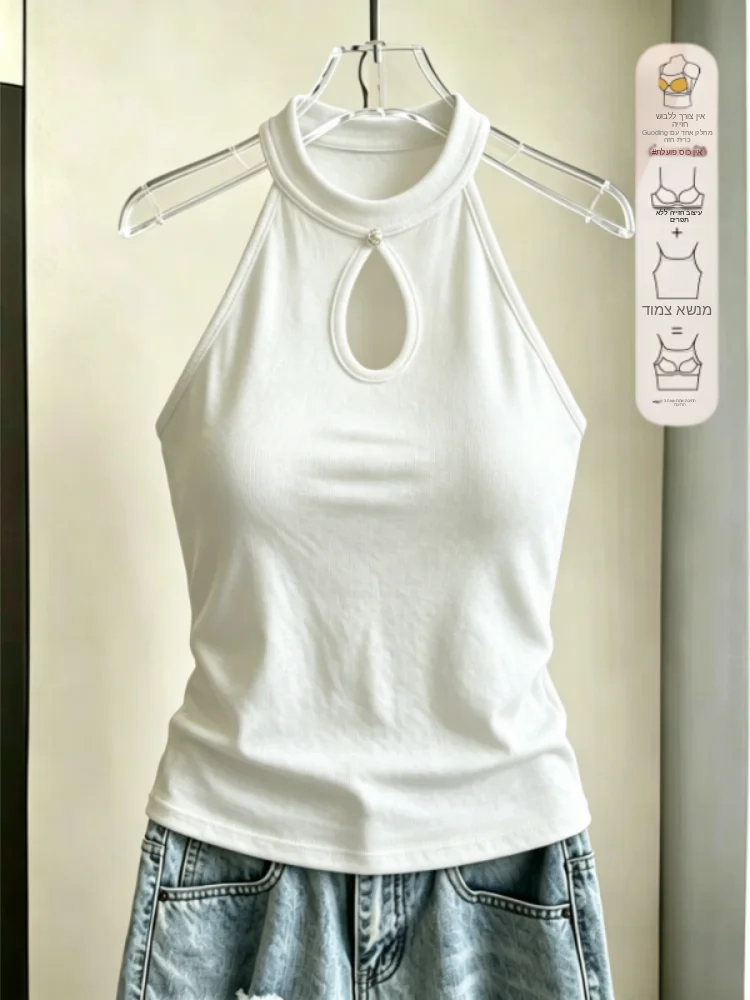 Women's Large Size Cotton Tank Top with Chest Pad Neck Hanging Vest Summer Slimming Base Layer Shirt Inner Wear Outer Wear
Women's Large Size Cotton Tank Top with Chest Pad Neck Hanging Vest Summer Slimming Base Layer Shirt Inner Wear Outer Wear