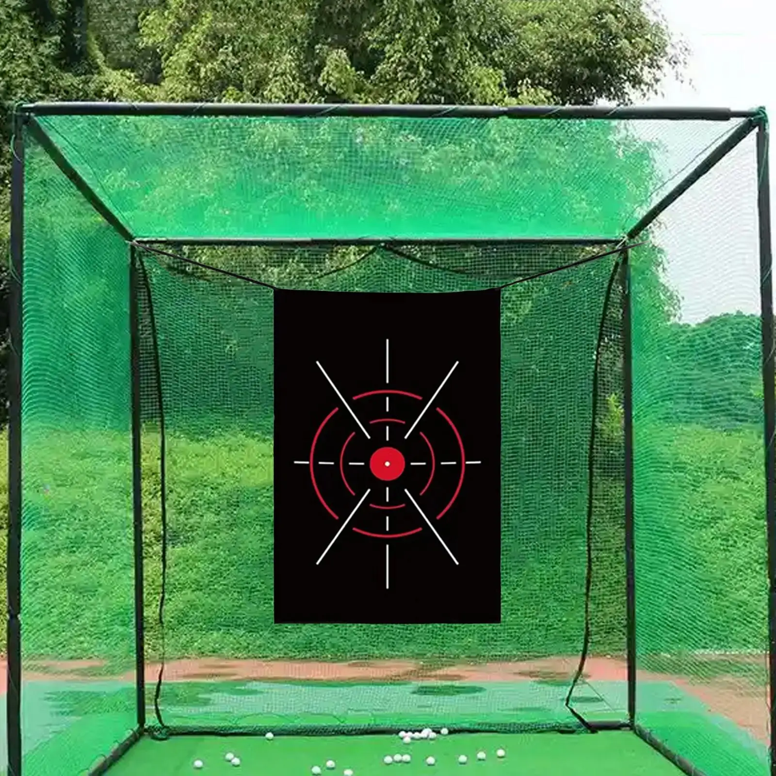 Golf Target Cloth Hitting Net Replaces Hanging Circle Backstop 155 Cmx100 cm
Golf Target Cloth Hitting Net Replaces Hanging Circle Backstop 155 Cmx100 cm